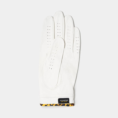 Chelsea Cheetah | Women's White Golf Glove