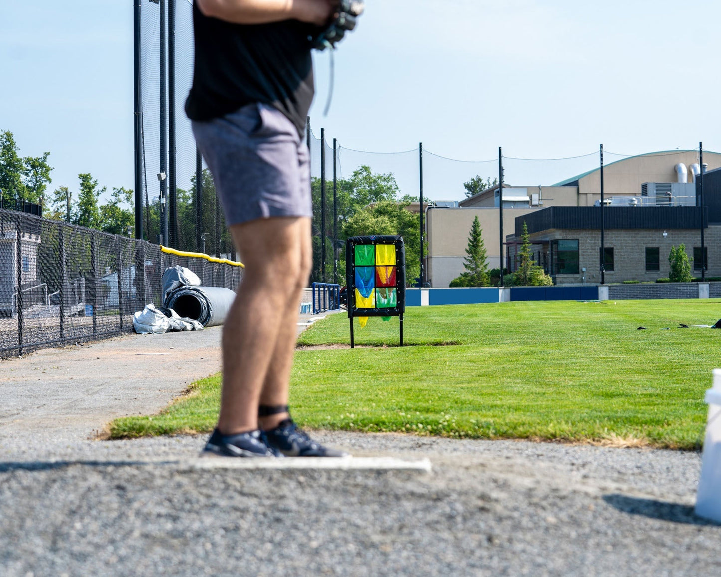 Colored 6 Hole Pitch Target