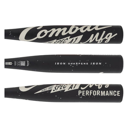 Combat MFG SPEC-A1 Iron Sharpens Iron BBCOR Baseball Bat: CBB7A1BT3