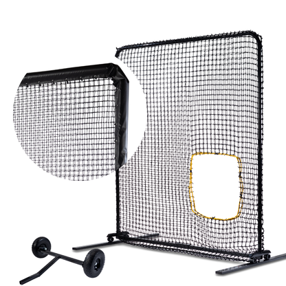 Web Flex Pro 7x7 Softball Pitching Screen | Ricochet-Free Protection | Lifetime Warranty