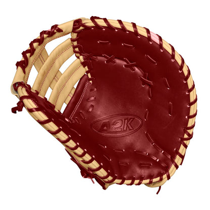 Wilson 2024 Fall A2K 1679 Red/Blonde 12.50" Baseball 1st Base Mitt WBW102684125