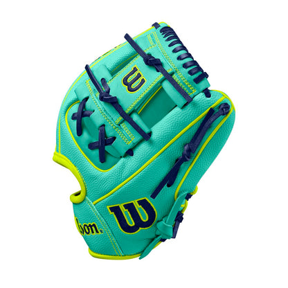 Wilson 2024 Fall A2000 DP15SS Seafoam/Optic 11.5" Baseball Glove WBW102275115