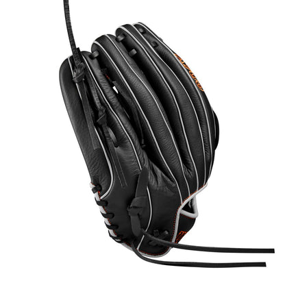 Wilson A700 Black/Silver/Orange 12.50" Baseball Glove WBW101430125