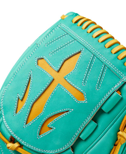 Wilson 2024 Fall A2000 B23 Seafoam/Yellow 12" Baseball Glove WBW10227012