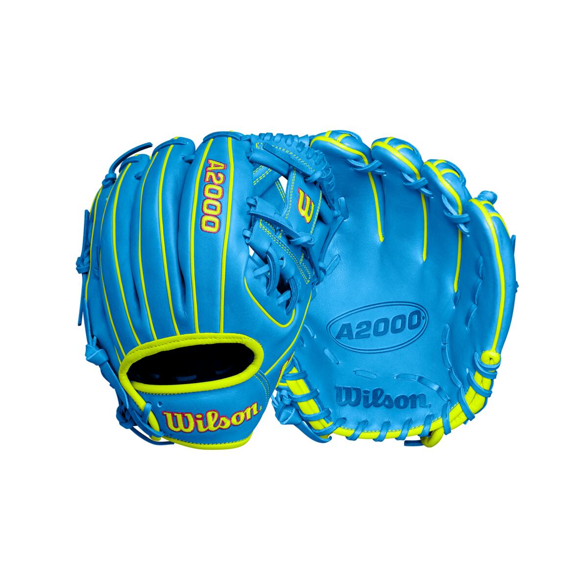 Wilson 2024 Fall A2000 1786 Sky Blue 11.5" Baseball Glove WBW102267115