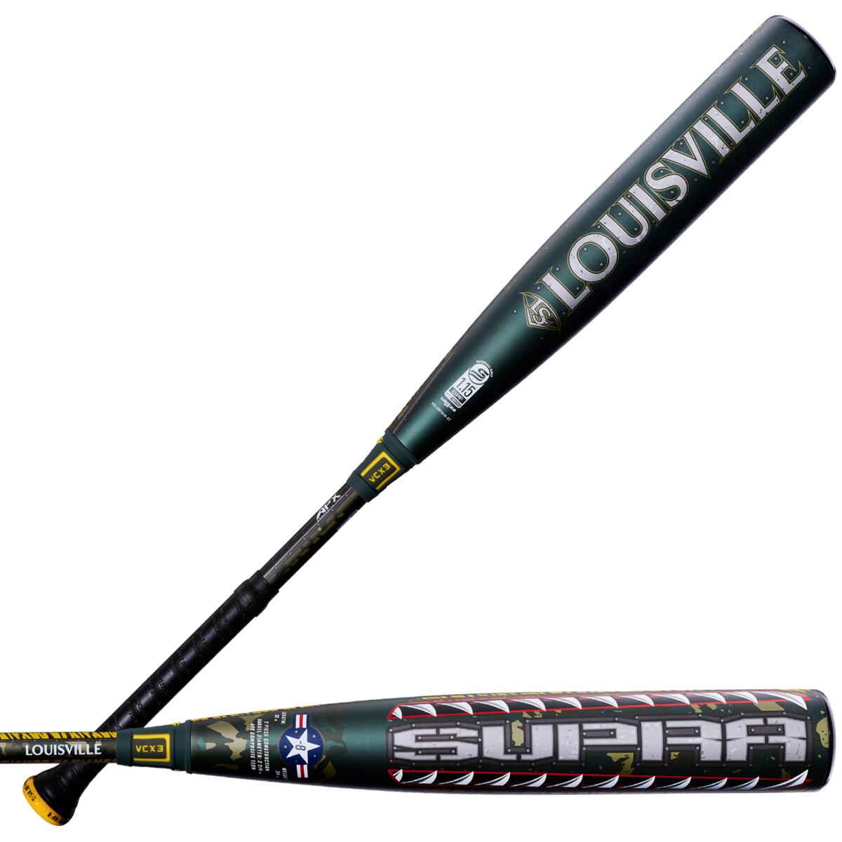 Louisville Slugger 2027 Supra Tigershark -8 USSSA Baseball Bat