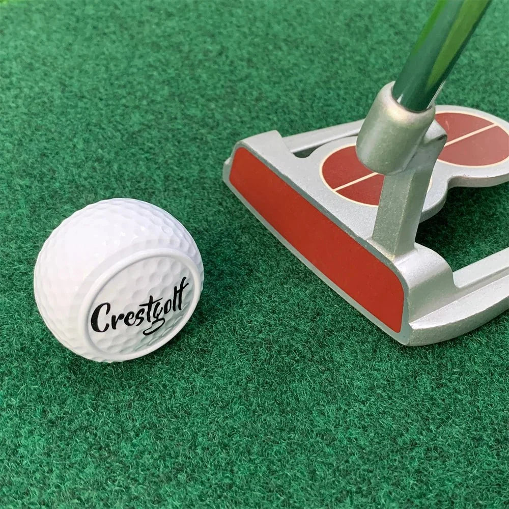 Crestgolf Flat Putting Ball – Precision Practice Trainer