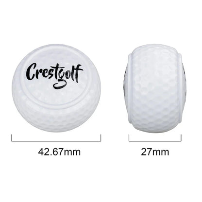 Crestgolf Flat Putting Ball – Precision Practice Trainer