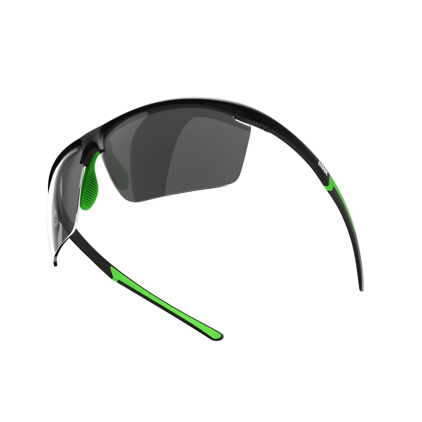 Daytona Petite Large Sunglasses - Black/Green