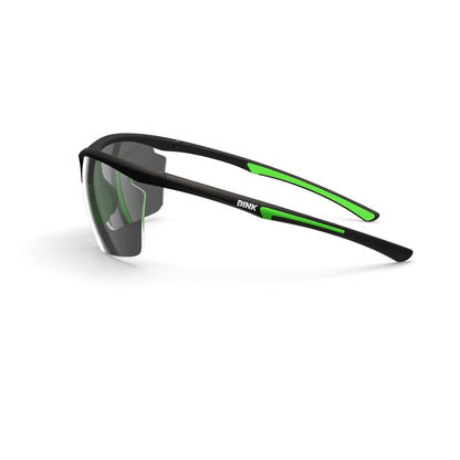 Daytona Petite Large Sunglasses - Black/Green