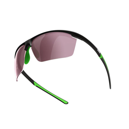 Daytona Petite Large Sunglasses - Black/Green