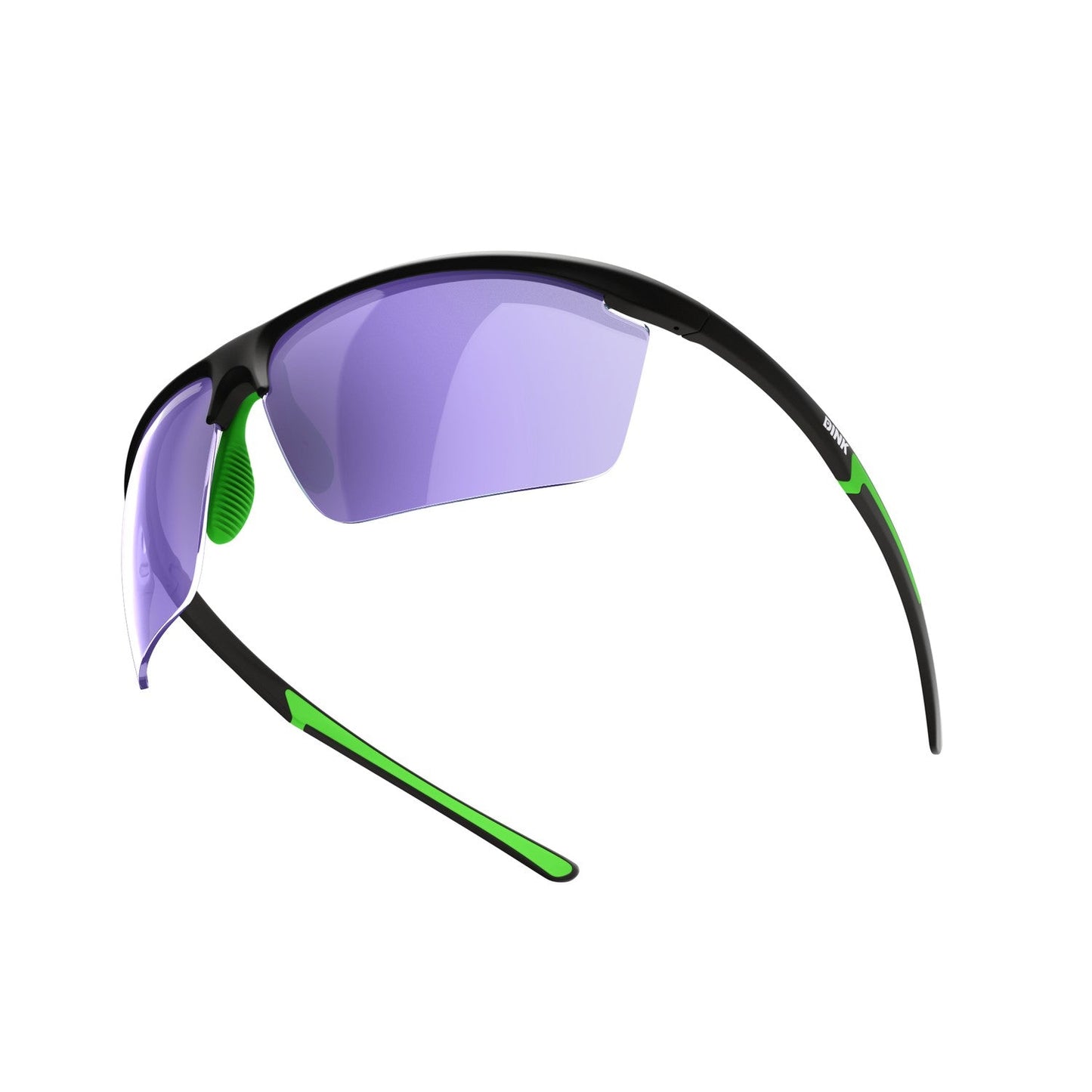 Daytona Petite Large Sunglasses - Black/Green