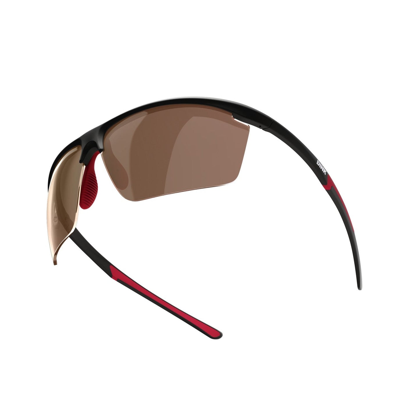 Daytona Petite Large Sunglasses - Black/Red