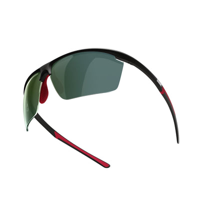 Daytona Petite Large Sunglasses - Black/Red