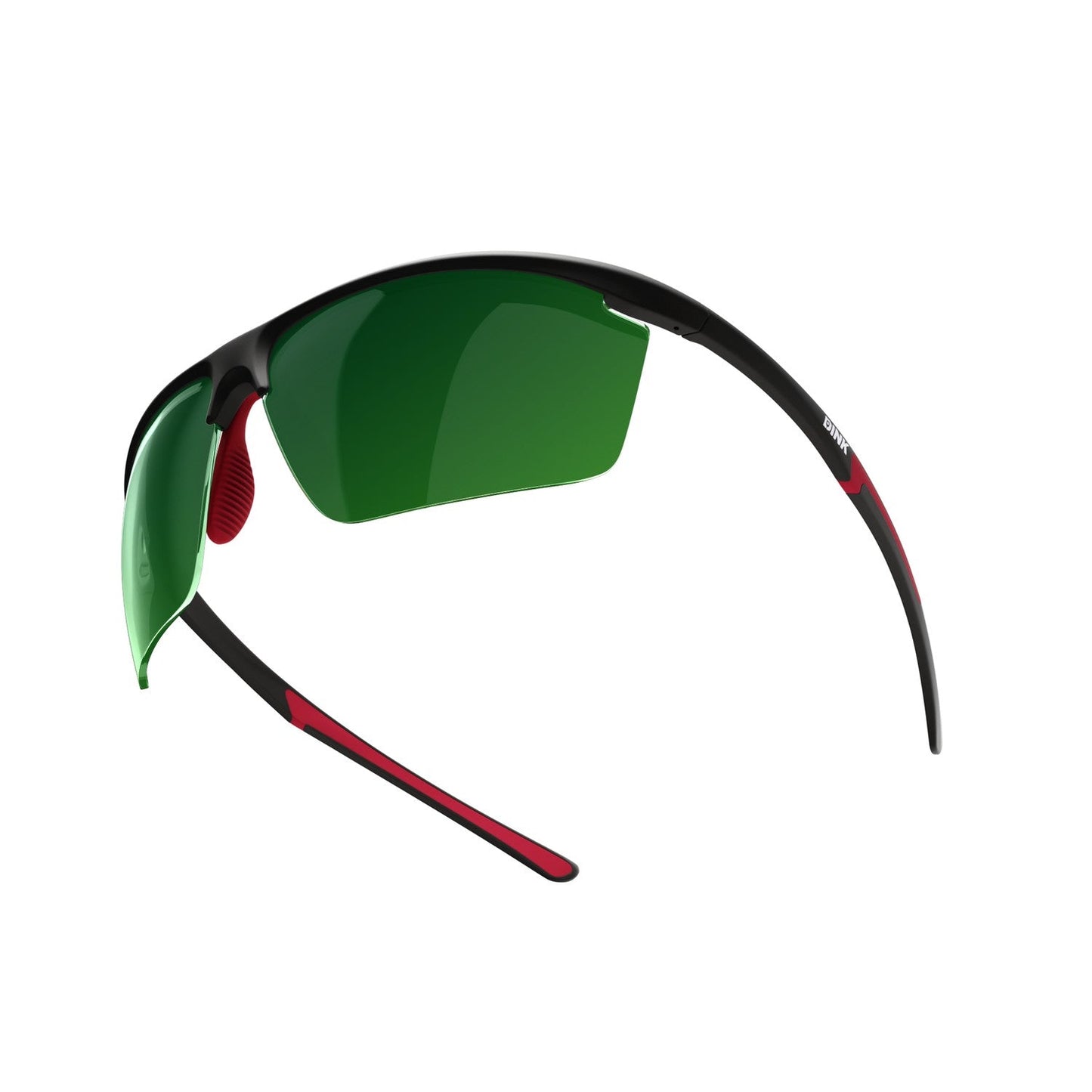 Daytona Petite Large Sunglasses - Black/Red