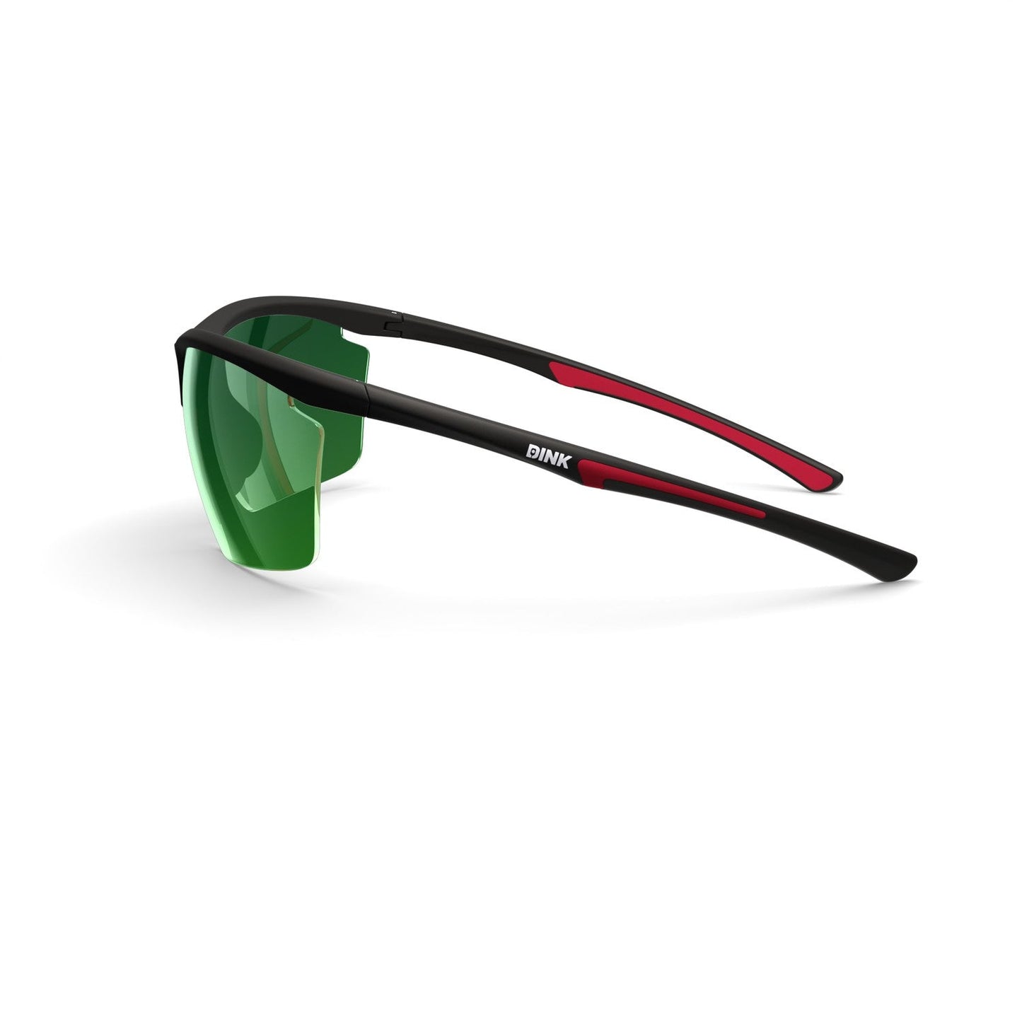 Daytona Petite Large Sunglasses - Black/Red