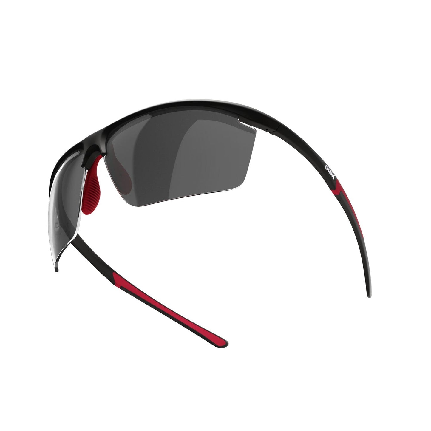 Daytona Petite Large Sunglasses - Black/Red