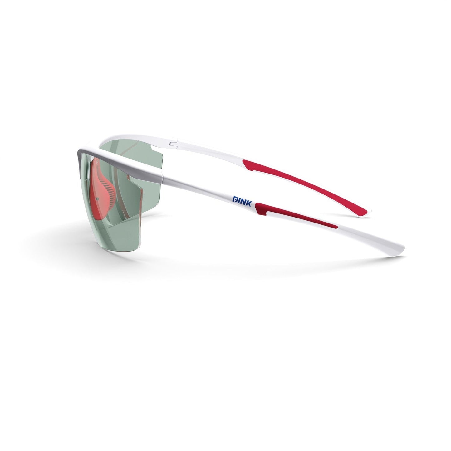 Daytona Petite Large Pickleball Sunglasses - White/Green