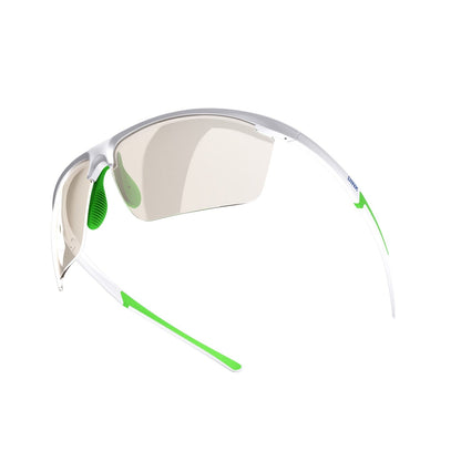 Daytona Petite Large Sunglasses - White/Green