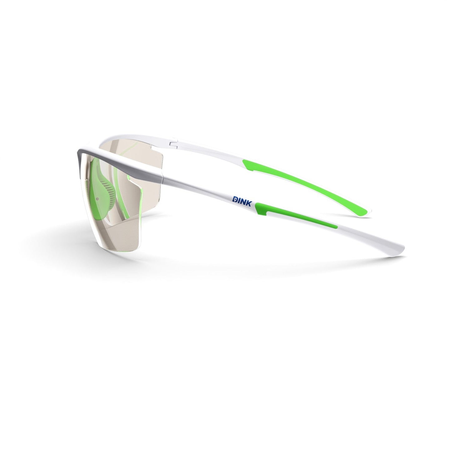Daytona Petite Large Sunglasses - White/Green