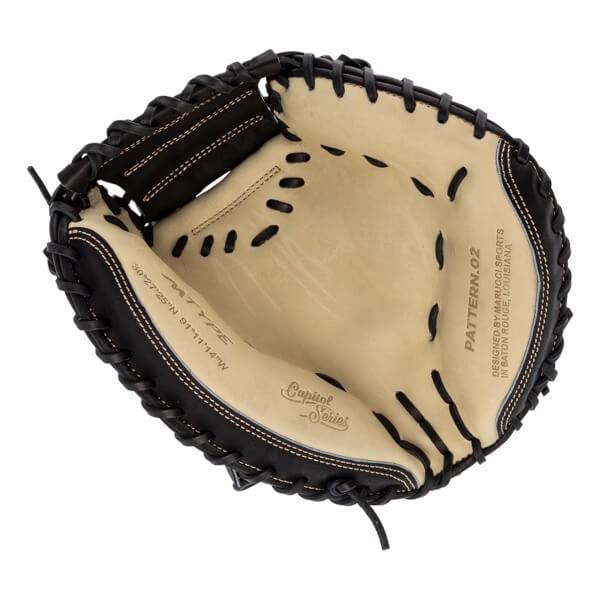 Marucci Capitol 33.50" Baseball Catcher's Mitt: MFG3CP235C1-BK/CM