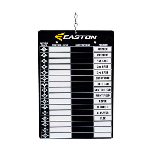 Line Up Board User Guide.pdf EASTON MAGNETIC LINE UP BOARD – Prime Sports