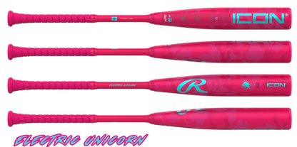 Rawlings 2025 Icon Electric Unicorn -5 USSSA Baseball Bat RUT5IPK5