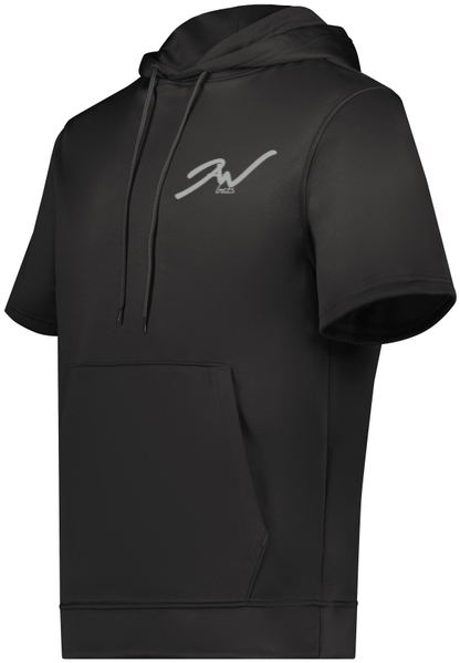 Jaw Bats Men's Wicking Fleece Short Sleeve Hoodie - Augusta 6871 | Men's Wicking Fleece Short Sleeve Hoodie (augustasportswear.com)