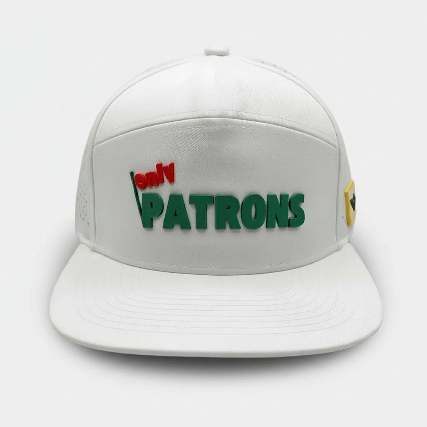 Flat Bill 6 Panel Golf Hat