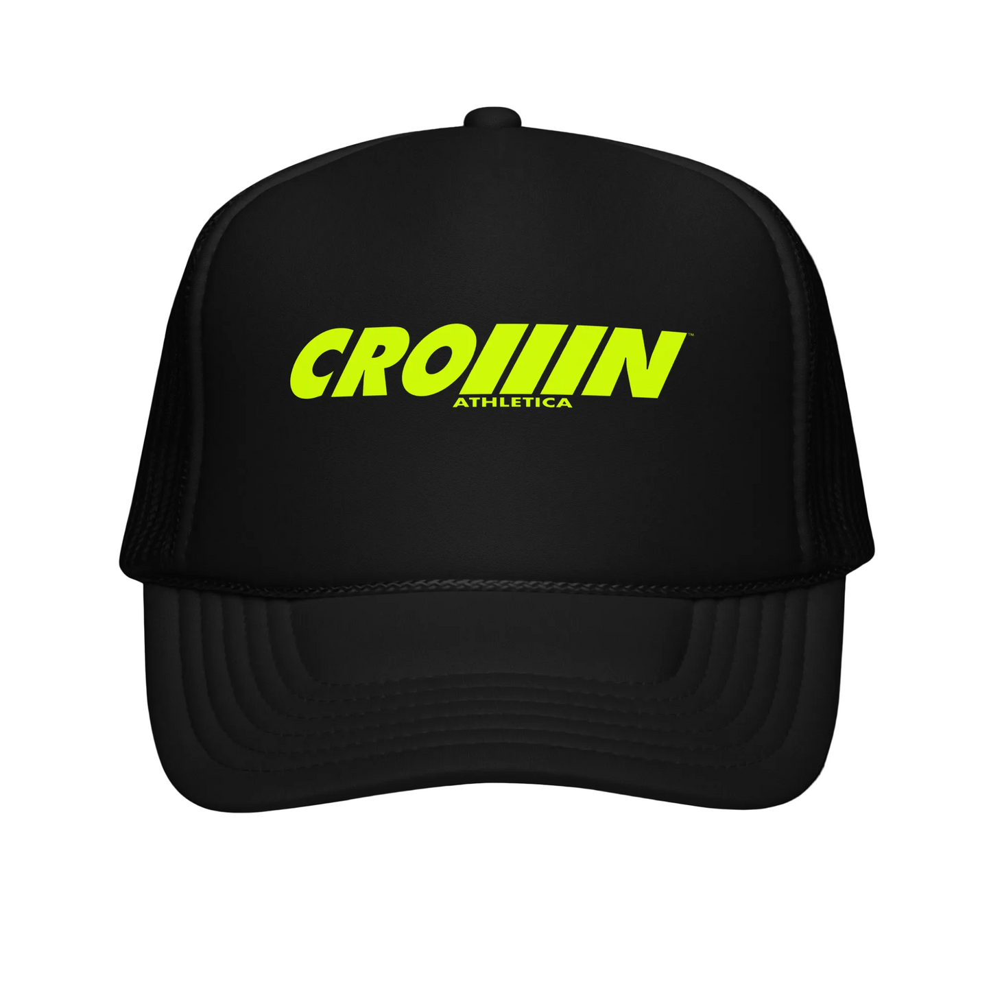 CROWN ATHLETICA /// Foam Trucker Hat (BLACK)