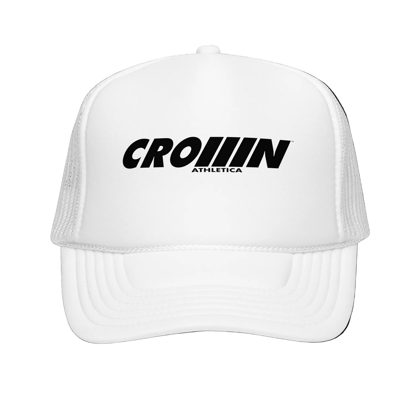 CROWN ATHLETICA /// Foam Trucker Hat (WHITE)