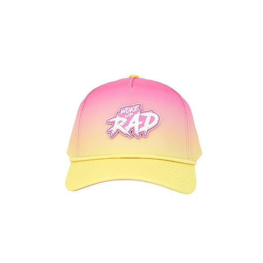 Woke Up RAD Hat - Gradient Pink/Yellow
