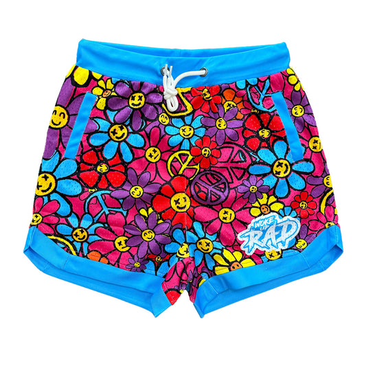 5" Inseam Shorts - Peace and Petals Collection