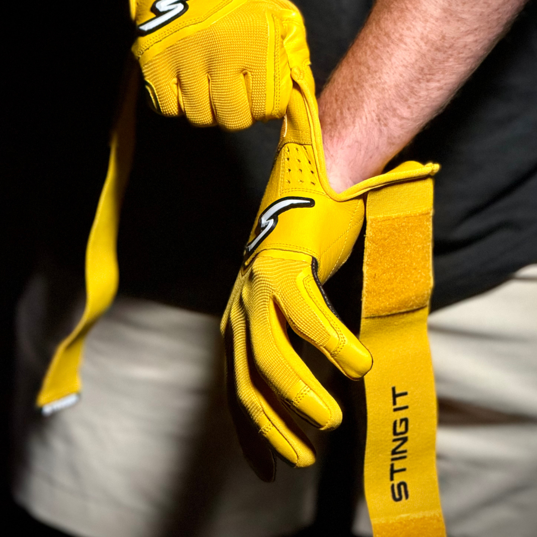 Winder Series Batting Gloves - Athletic Gold