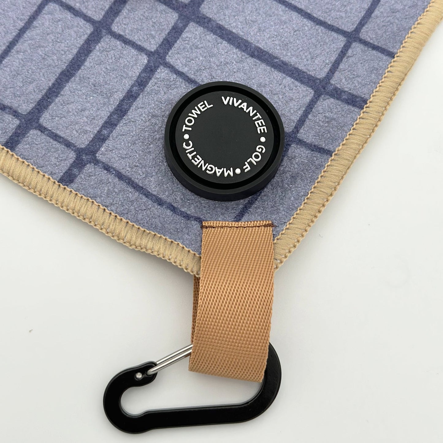 Gotham Grid | Blue Magnetic Golf Towel
