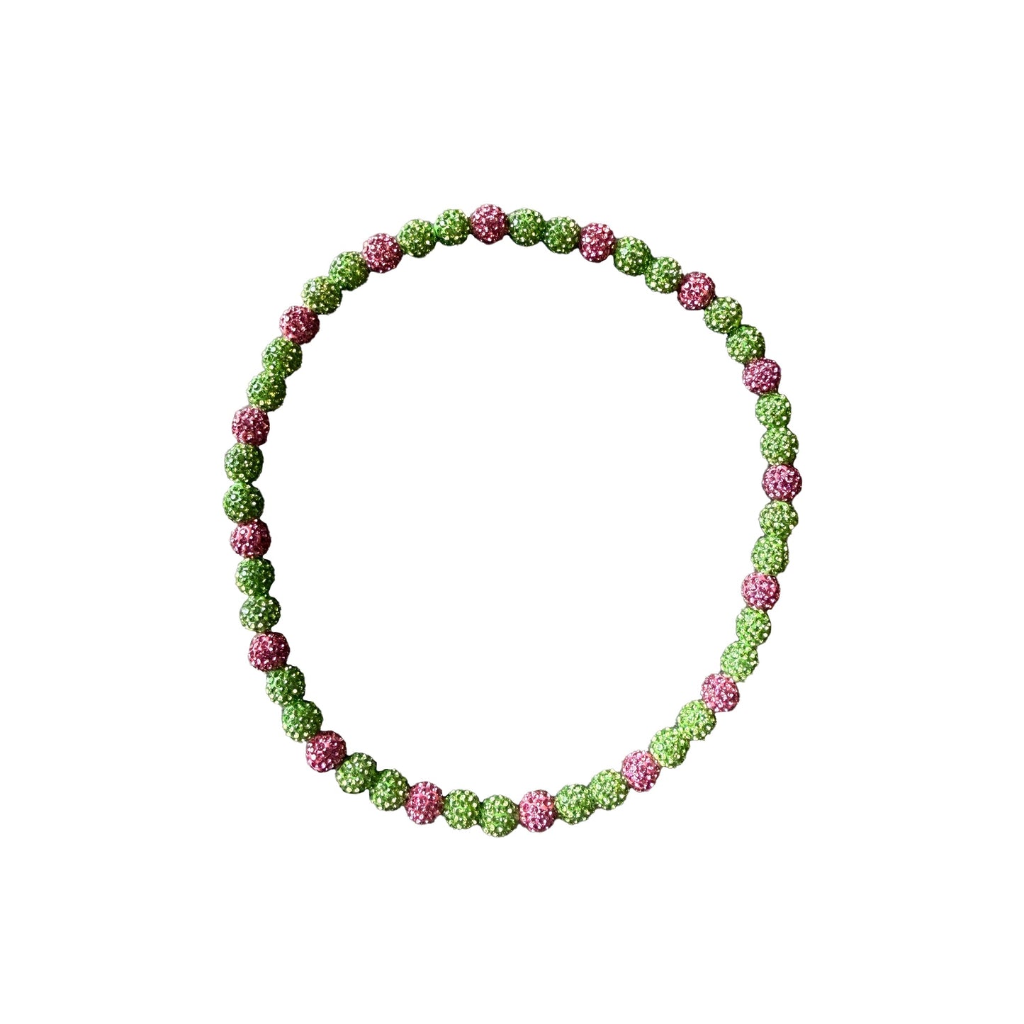 RAD - Bling Bead Necklace (Pink/Green)