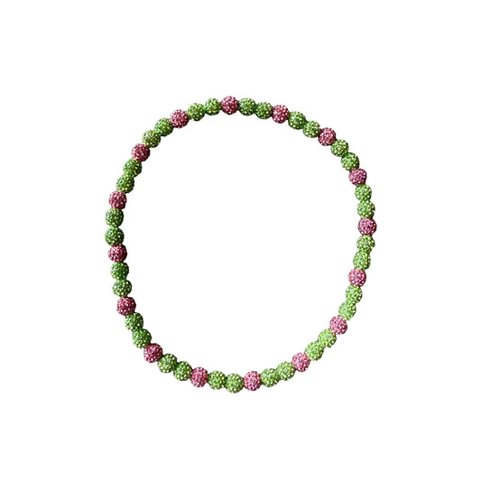 RAD - Bling Bead Necklace (Pink/Green)