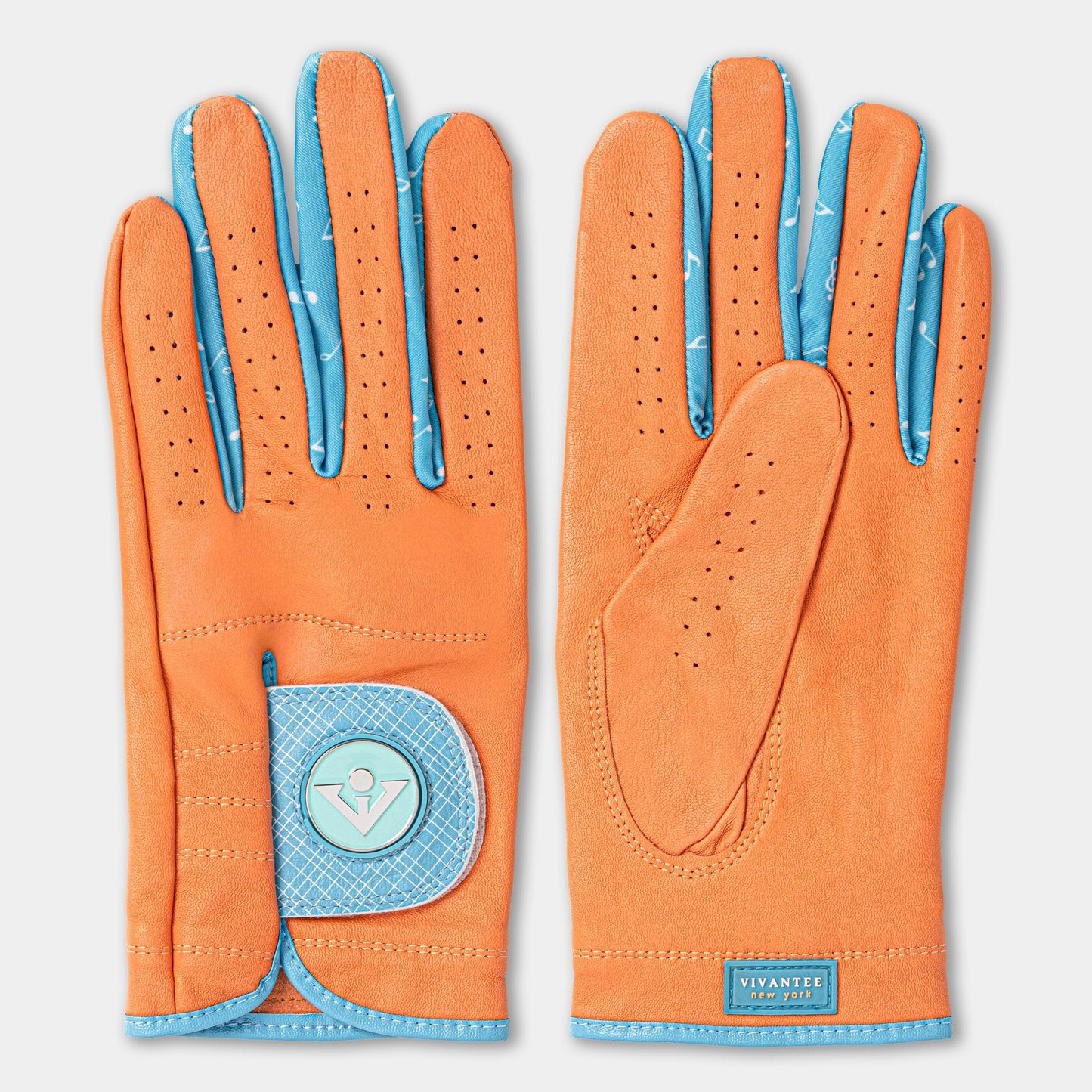 Harlem Heritage | Men's Orange Golf Glove