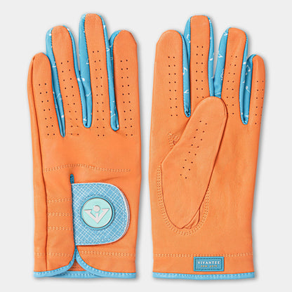 Harlem Heritage | Men's Orange Golf Glove