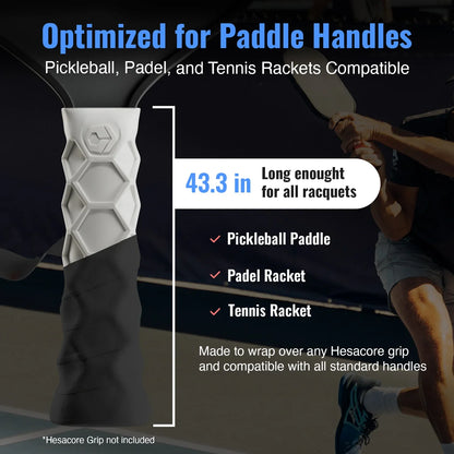 Hesacore Hesatac Pickleball Paddle Overgrip – Black