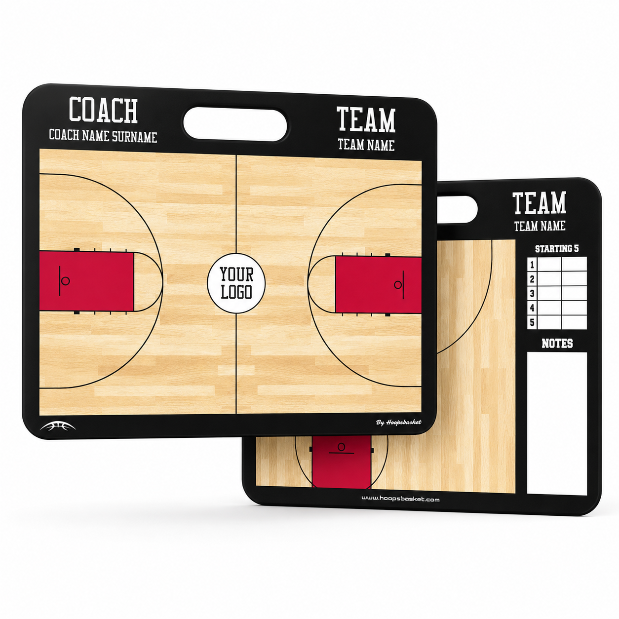 Custom High School Basketball Coaching Board 15.7 x 12.6 in (Magnetic)