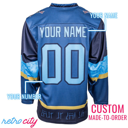 Paz Vizsla Bounty Hunters Din Djarin Hockey Jersey Sweater