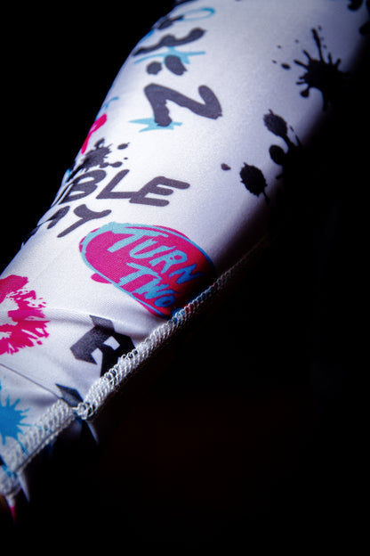 Arm Sleeve - Youth - Turn Two - White