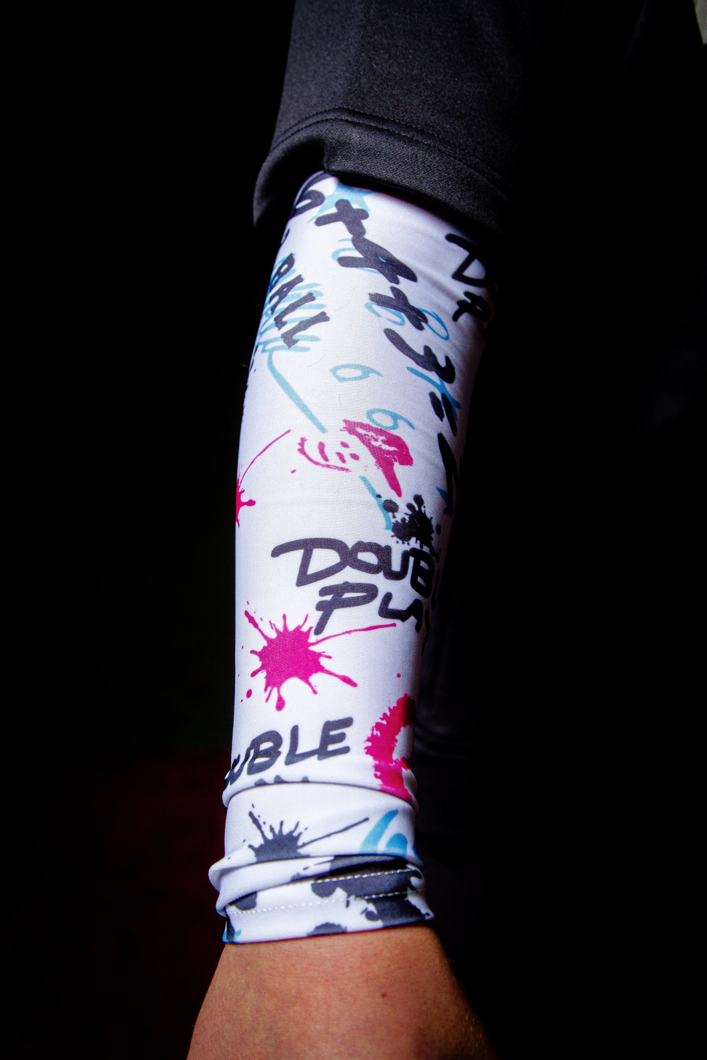 Arm Sleeve - Adult - Turn Two - White
