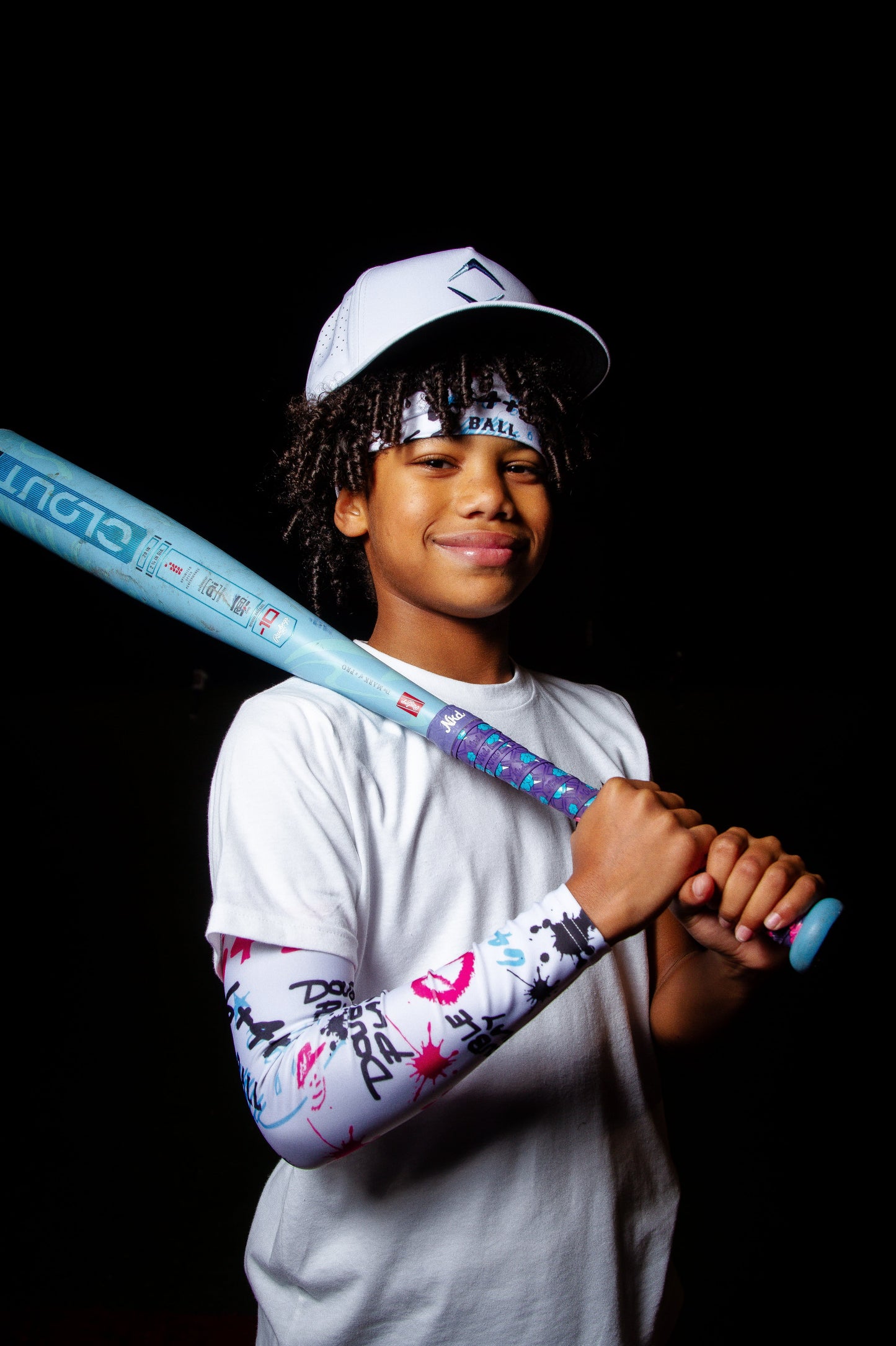 Arm Sleeve - Youth - Turn Two - White