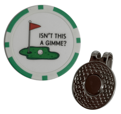 “Isn’t This a Gimme?” Golf Ball Marker Poker Chip