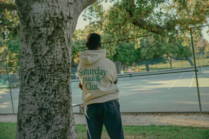 KTCHN Saturday Paddle Club Pickleball Hoodie (Ivory)