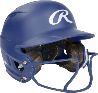 Rawlings Mach Hi-Viz Matte Softball Batting Helmet with Facemask