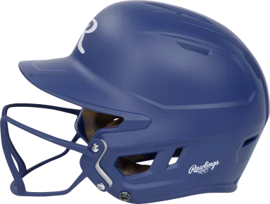 Rawlings Mach Hi-Viz Matte Softball Batting Helmet with Facemask