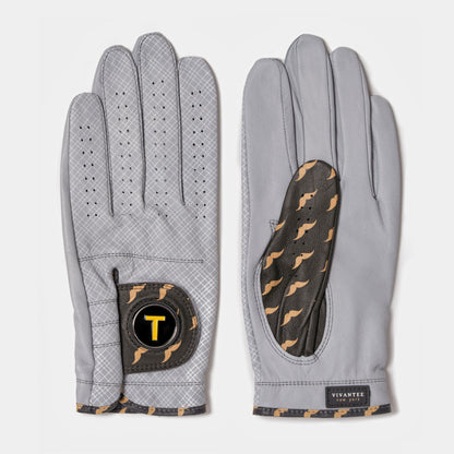 Wooly-Burg | Men's Mustache Patterned Golf Glove
